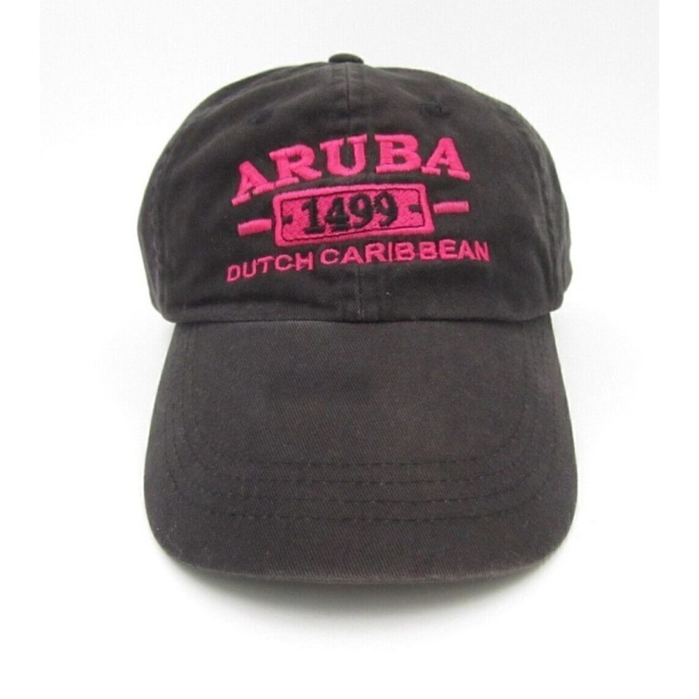Unisex Aruba 1499 Dutch Caribbean Embroidered Adjustable Hat (A)